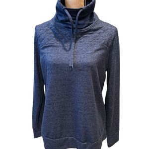 *3/$15 32 Degree Women's Funnel Neck Pullover Blue Size M